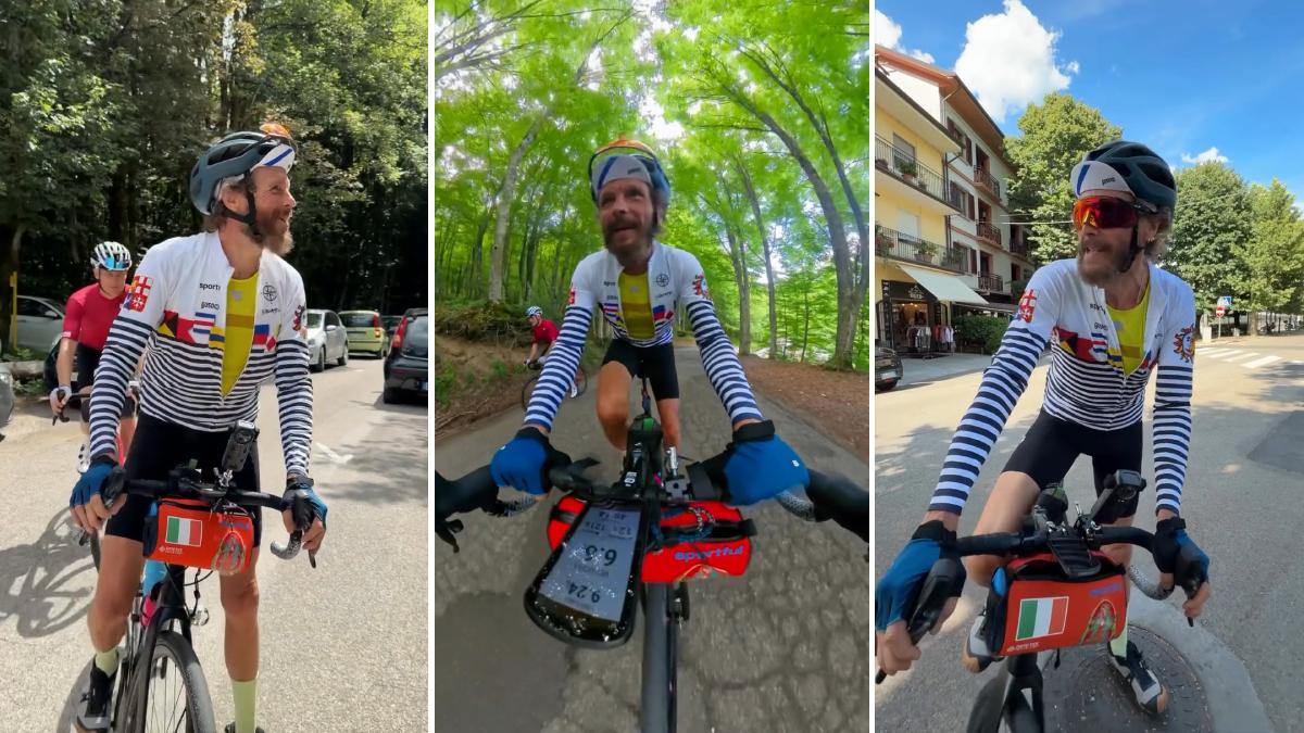 Jovanoti FA 770 km su una bicicletta per il concerto frequente |Video I donna