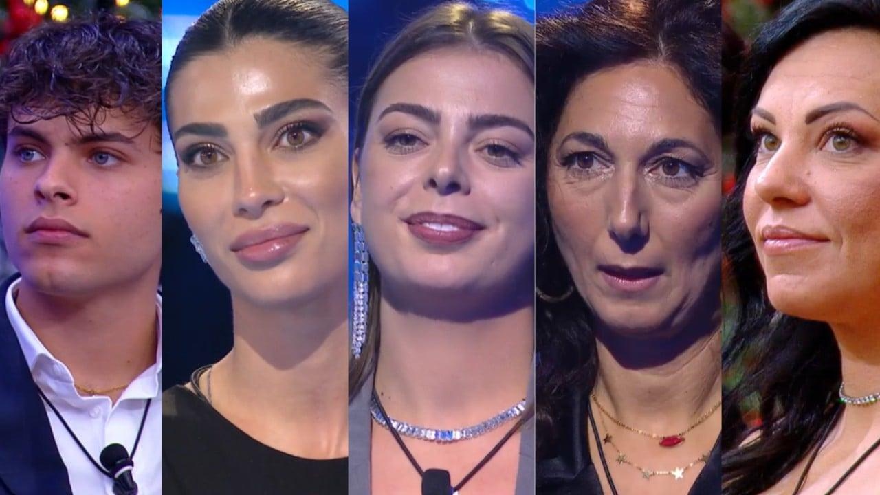 Il Grande Fratello Benedetto, Rasha, Donatello, Simone e Francesca fuori dalla finale: le prime paro...